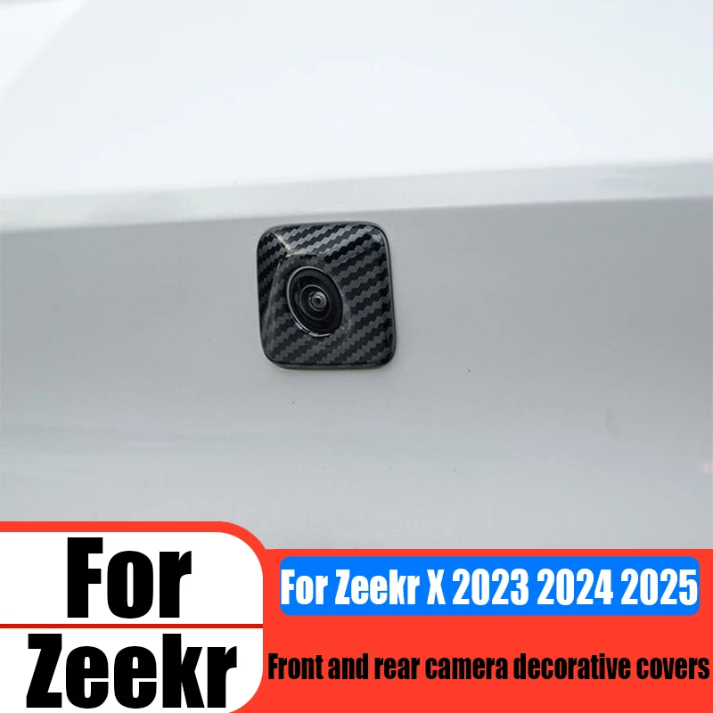

Модифицированные декоративные чехлы для передней и задней камеры из АБС-пластика, принадлежности для модификации автомобиля, устойчивые к царапинам для Zeekr X 2023 2024 2025