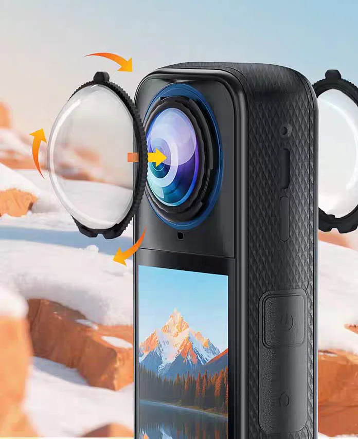 Аксессуары Insta360 one X5, крышка фильтра объектива, защитное УФ-оптическое стекло, фильтры Lente Guard для камеры Insta360X5 Vision