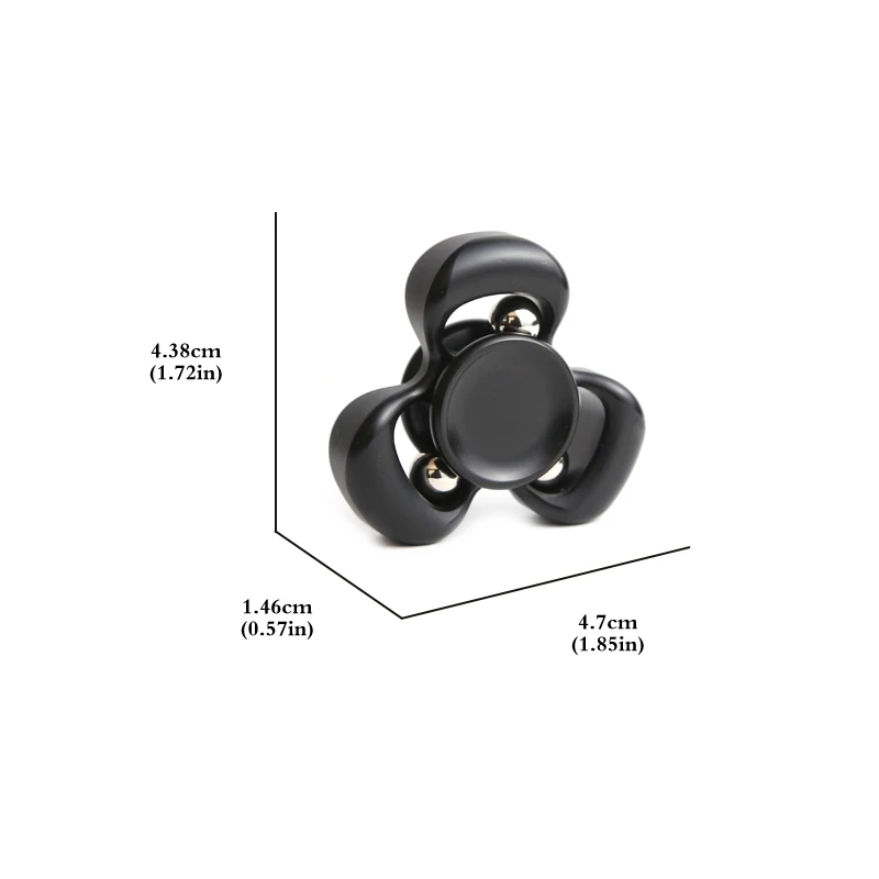 Giocattolo spinner in acciaio inossidabile Horizon EDC Fidget Spinner in acciaio inossidabile - Spinner a mano giroscopico per alleviare l'ansia e lo stress per scrivania da ufficio