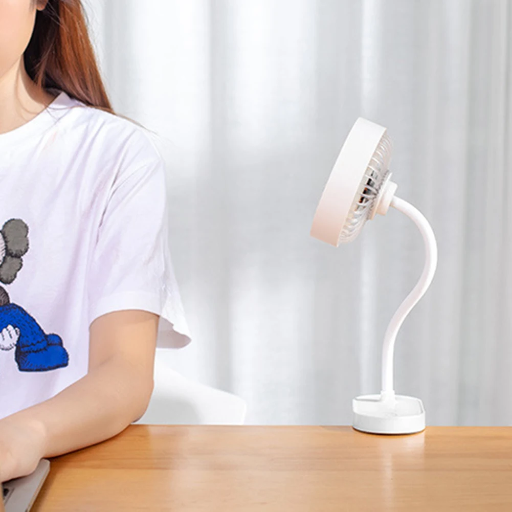

Multi-angle Fan Mini USB Fan During Work Near Babies Adjustable Airflow Fan Battery-operated Fan Easy Carry Fan