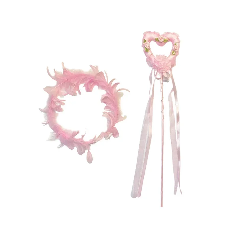 Adulto crianças 4 pçs simulação asas de borboleta apontou tutu saia bandana varinha princesa fada traje conjunto meninas festa vestir-se