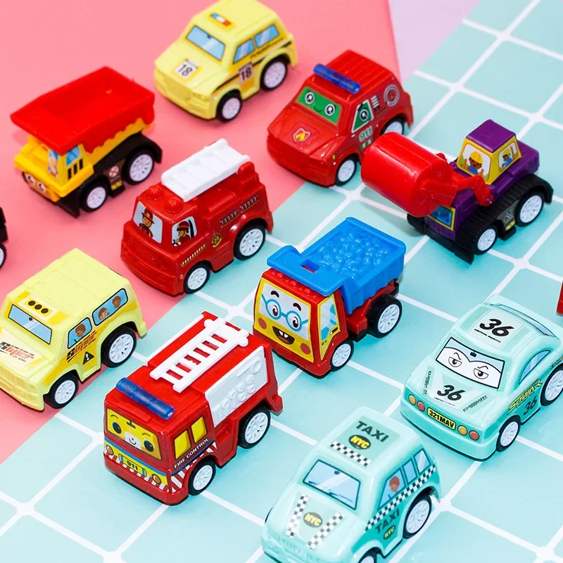 6 stücke Auto Modell Spielzeug Zurückziehen Auto Spielzeug Mobile Fahrzeug Feuerwehrauto Taxi Modell Kind Mini Autos Junge Spielzeug Geschenk druck Druck Spielzeug für Kinder