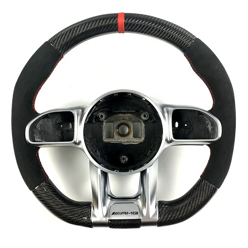 

It is suitable for AMG customization of Benz w205 w213 C-class and E-class carbon fiber steering wheel