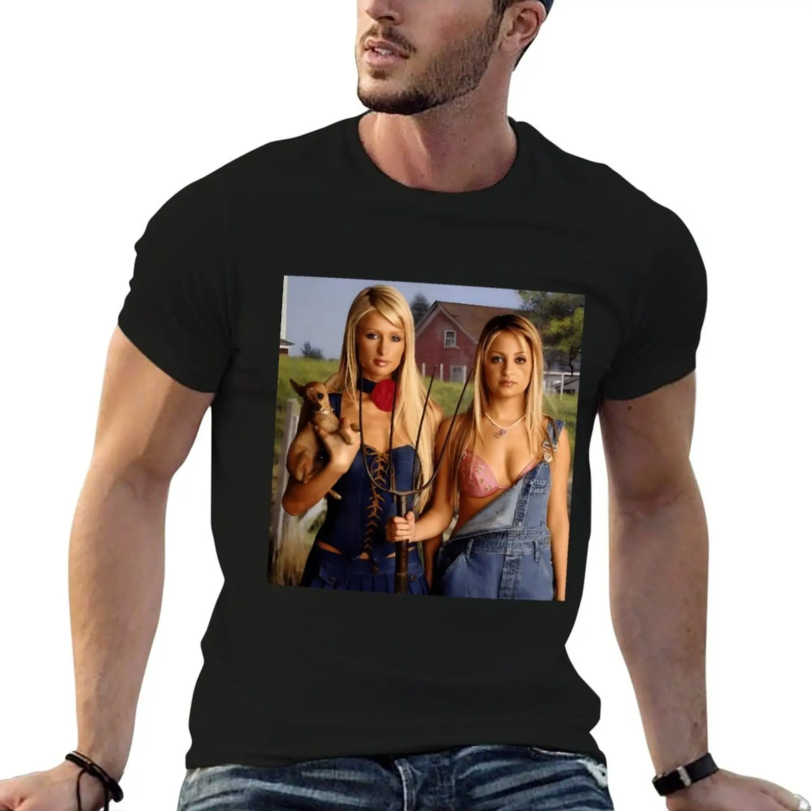 

Paris and Nicole T-Shirt man t shirts for men man t shirt luxury T-Shirt