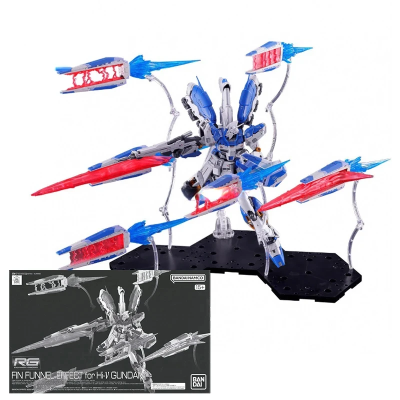 

In Stock Bandai Gundam Special Effect Kit Fin Funnel Effect Gundam Hi-V Action Figure Mobile Suit Toy Collection Gift