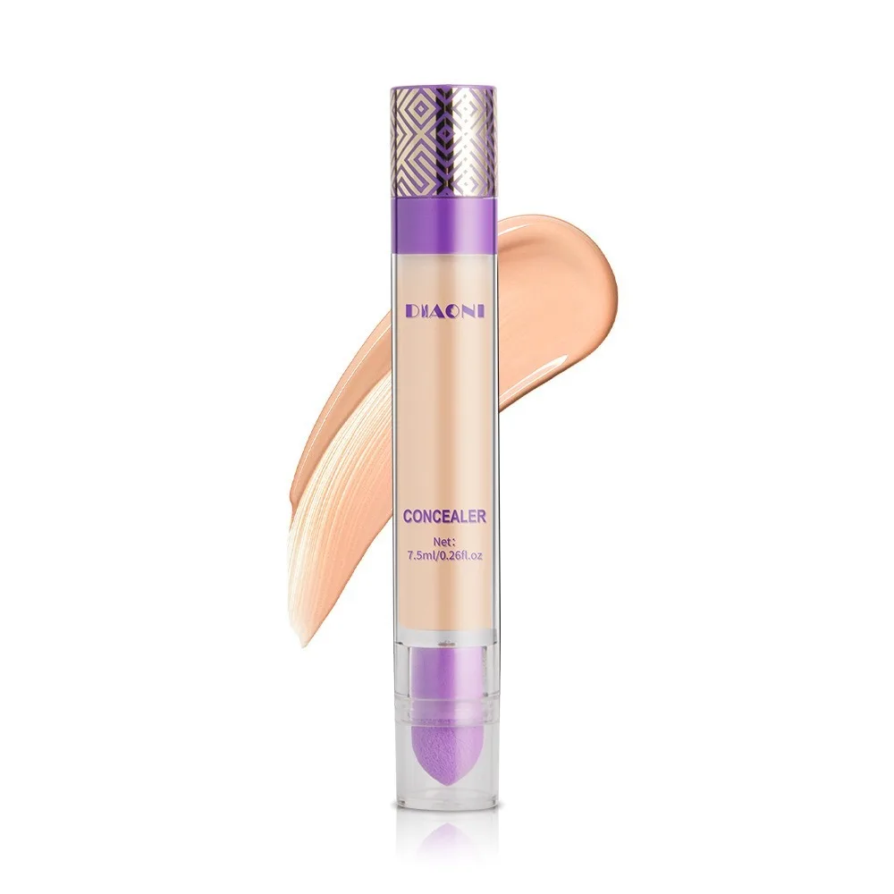 Brightening and Trimming Double-Sided Concealer Invisible Pores Lightweight Coverage Concealer Waterproof Long-Lasting