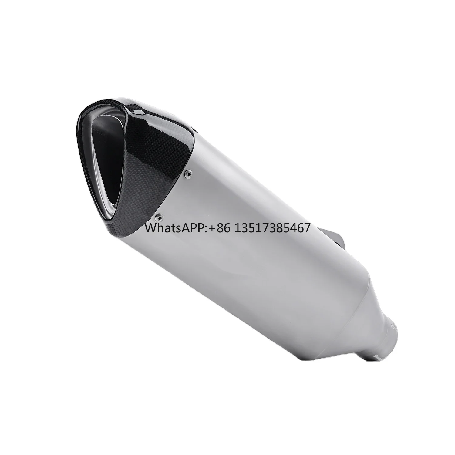 

60mm Motorcycle Exhaust System Modification AK Carbon Fiber Cover Escape Muffler for BMW S1000R S1000RR