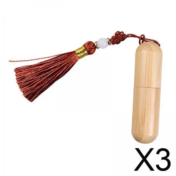 

Refillable Bamboo Glass Rollerball Bottle 5ml Empty Essential Oil Roll on Travel Container for Perfume Gift and Daily Care