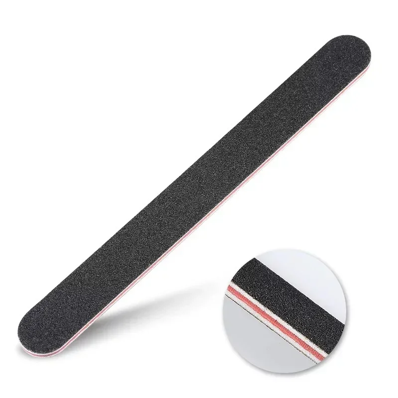 5pcs Double Sides Nail File Sandpaper Strong Nail Files Buffer For Manicure Sanding Lime Tool