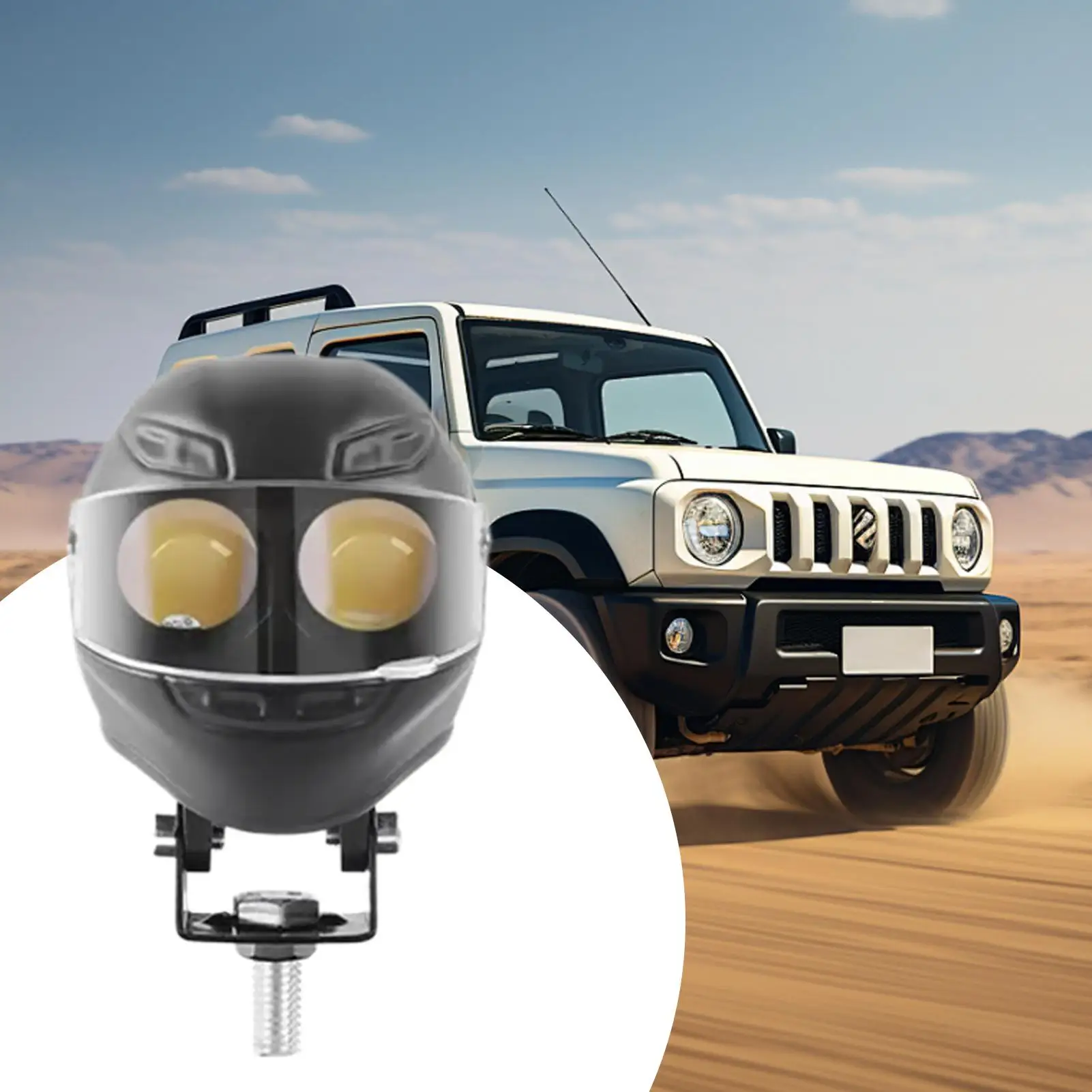 

Вспомогательные фонари для мотоцикла, светодиодный прожектор в стиле шлема, прожектор для вождения мотоцикла, для скутера, квадроцикла, внедорожника, грязи