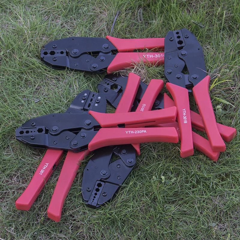 YTH Terminal Clamp Cable Tool Nippers SMC Hex Coating Crimping Pliers FOR RG179 RG174 RG316 SMA SMB MCX TNC Crimper Hand Tools