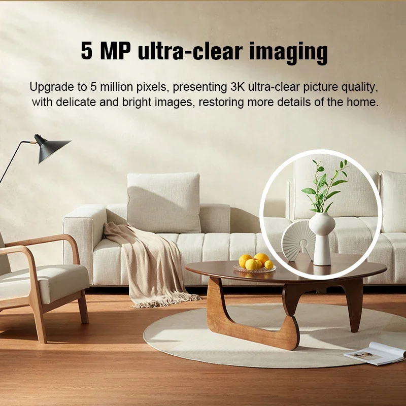 كاميرا Xiaomi الذكية 3 Pro PTZ الإصدار بالألوان الكاملة HDR 2.4/5 جيجا هرتز بوابة شبكية AI/الإنسان/الحيوانات الأليفة/كشف صرخة الطفل 360 °   مراقبة الأمن