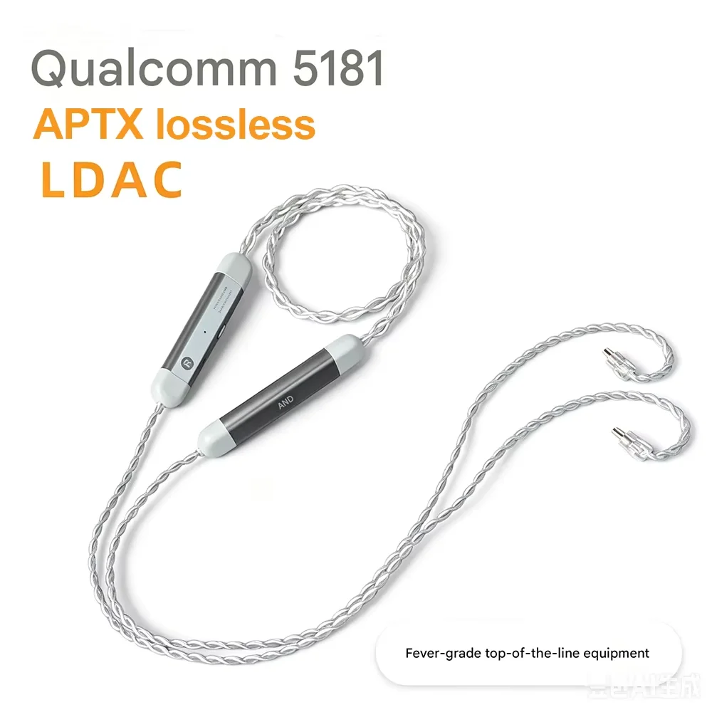 2026 New BT6.0 HiFi Earphone Upgrade Cable LDAC APTX Lossless/Adaptive/HD IEM Headphone Cable MMCX QDC IE Cord