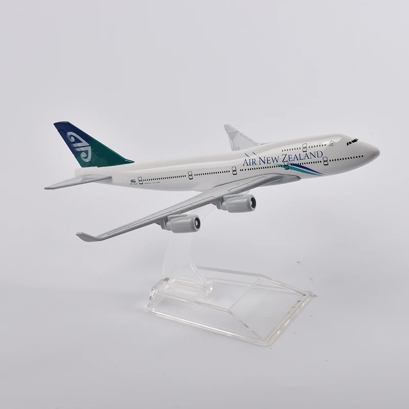 JASON TUTU Air New Zealand B747 Airplane Model Aircraft Diecast Metal 1/400 Scale Planes