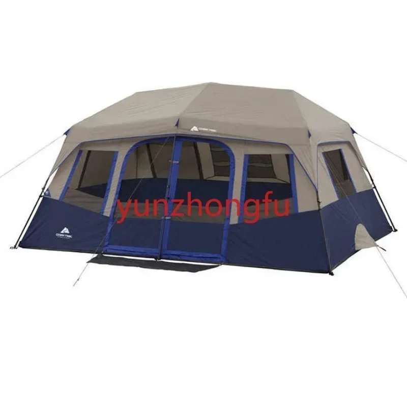 

14' X 10' 10-Person Instant Cabin Tent,No Assembly Required,Construction: Polyester, Steel