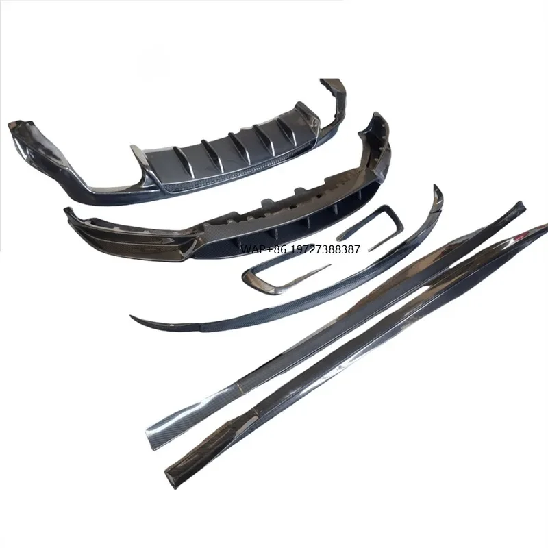 Auto Car Body Parts MSY Style Carbon Fiber Front Rear Lip Bumper Diffuser Spoiler Body Kit for Levante