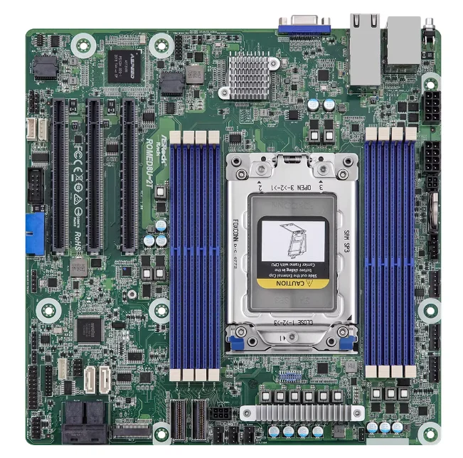 1pcs ASRock EPYCD8-2T server motherboard