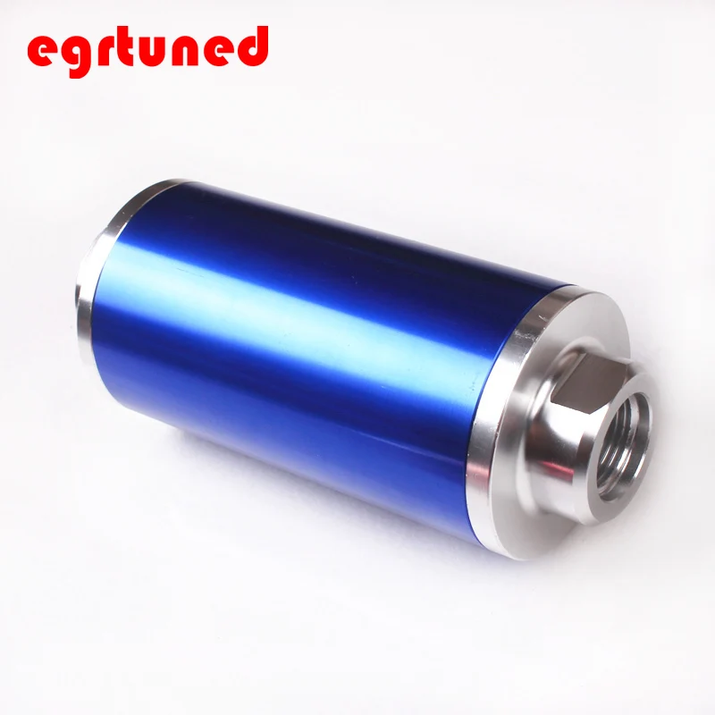 58MM fuel filter AN6 8 10 fitting adapter 100 micron stainless steel filter element