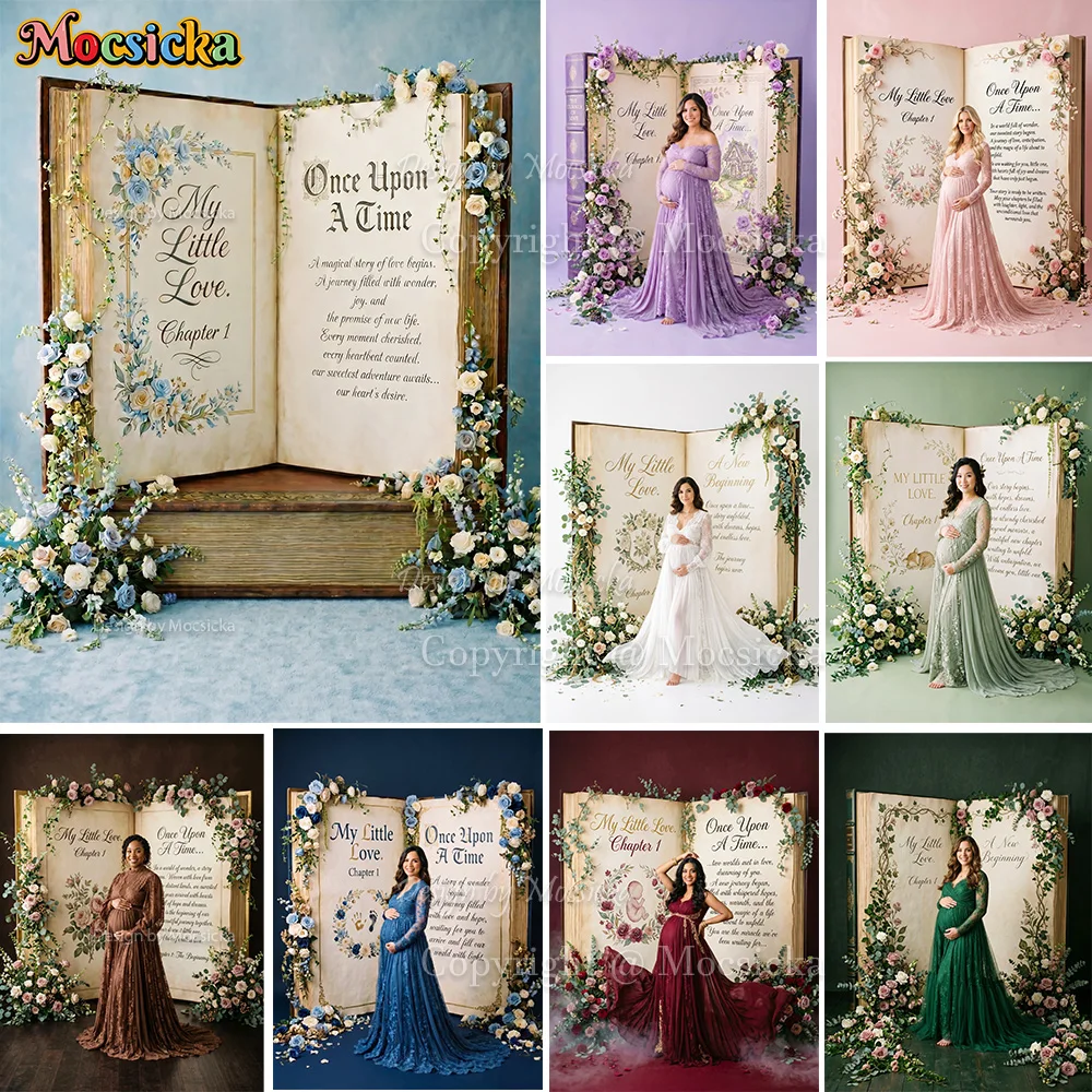 Photography Book - Mocsicka Maternity Pregnancy Portrait Backdrop Photography