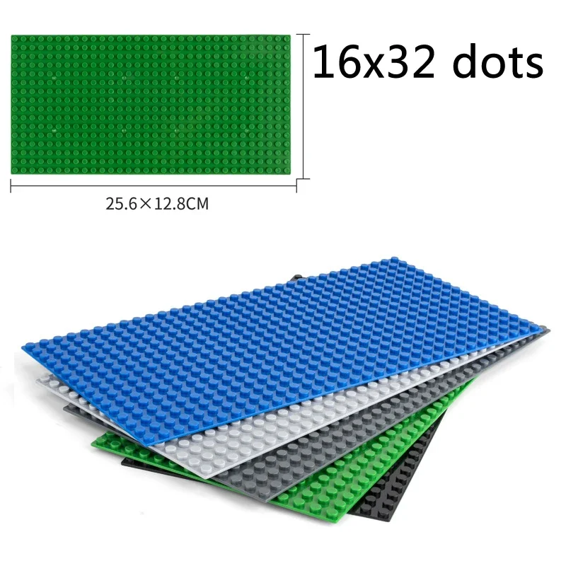 16*32 Dots  Base Plates Classic  Build Blocks Plate Assembly Bricks Baseplate Compatible with lego Building Blocks toy