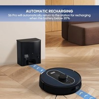 S6 Pro APP Robotic Vacuum Cleaner Mop 5000Pa 360 LiDAR 3L Dust Station Self-Emptying Feature for Pet Hair Hard Floors