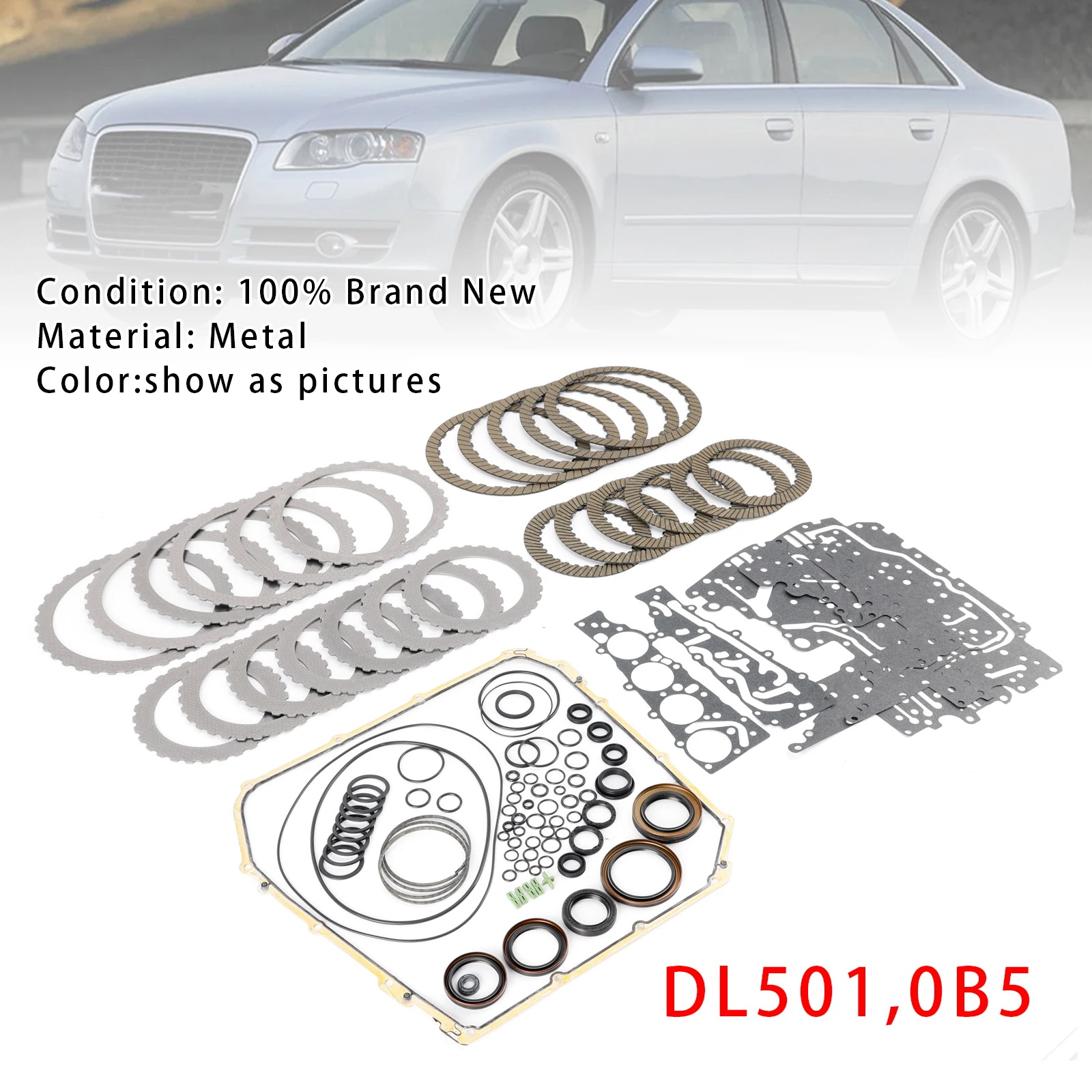 Kit di revisione completo per la trasmissione 0B5 DL501 per Audi A4 A5 A6 A7 Q5 2.0L 3.0L 3.2L 2008-2016