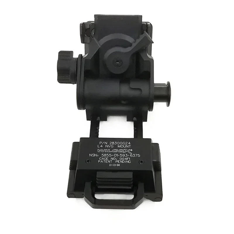 L4G24 NVG 금속 헬멧 마운트 PVS15/18 야간 투시경 고글 마운트 용 조정 가능한 금속 알루미늄 전술 헬멧
