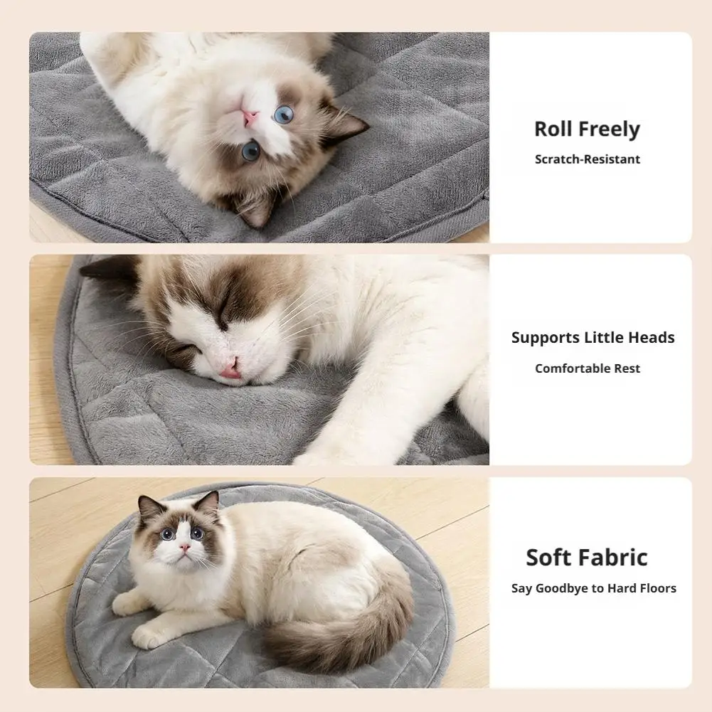 USB Pet Electric Heating Pad Waterproof Winter Warmer Mat Soft Plush Dog Cat Bed Blanket Thermal Sleeping Pet Heater Supplies view 6