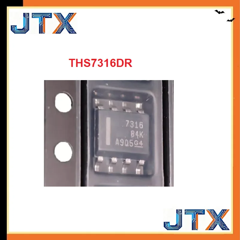 10PCS/LOT Video amplifier chip HS7316DR THS7316D THS7316 7316 sop-8