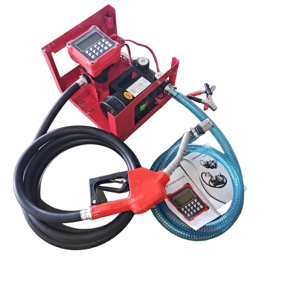 # L For 70LPM DC 12V/24V Electric Mobile Preset Portable Fuel Diesel Pump Kit