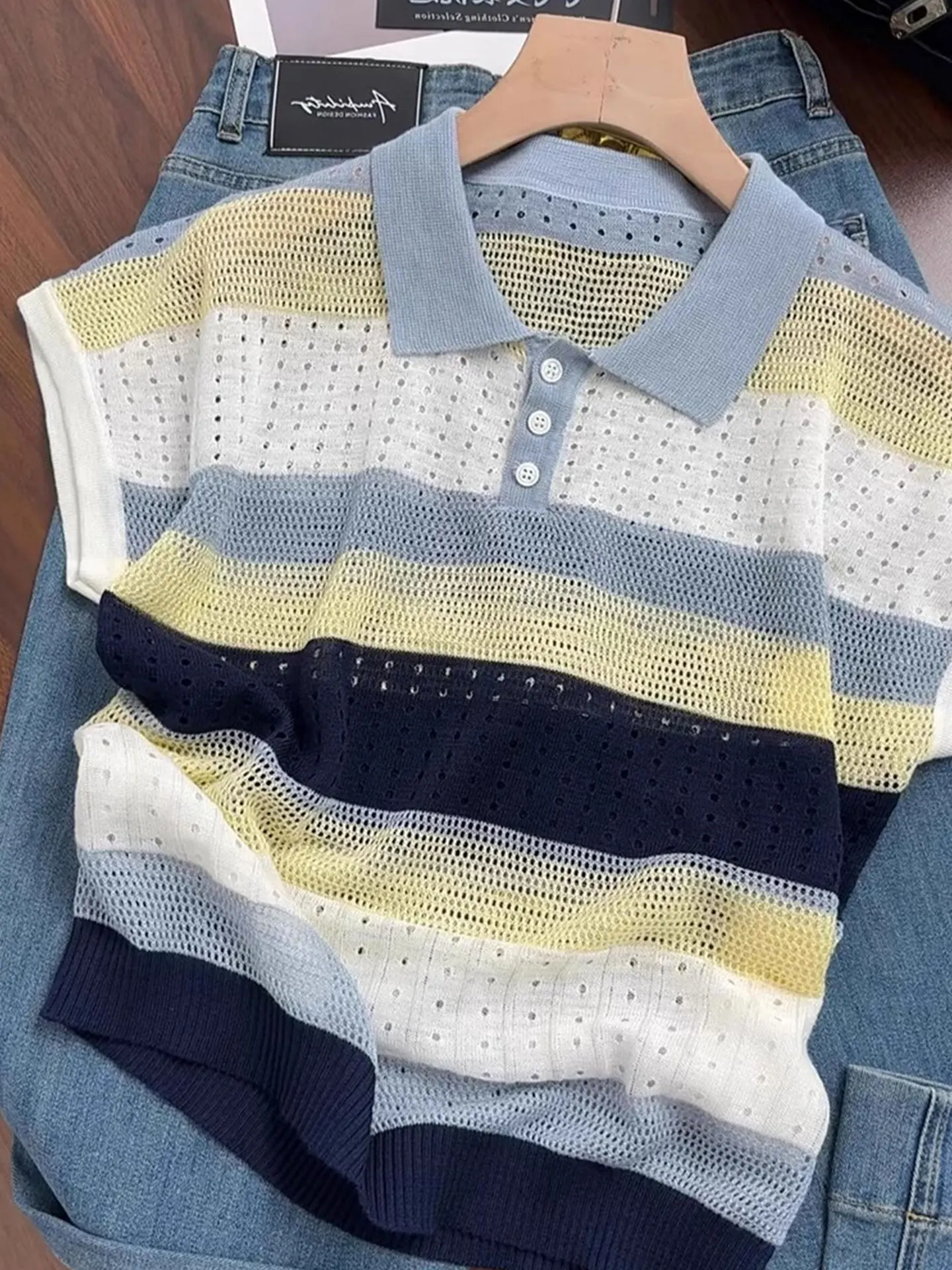 

Faionable Light Weight Breathable Comfortable Knitted T-irt Women's Collar ort Sve Sun Protection irt Summer ...