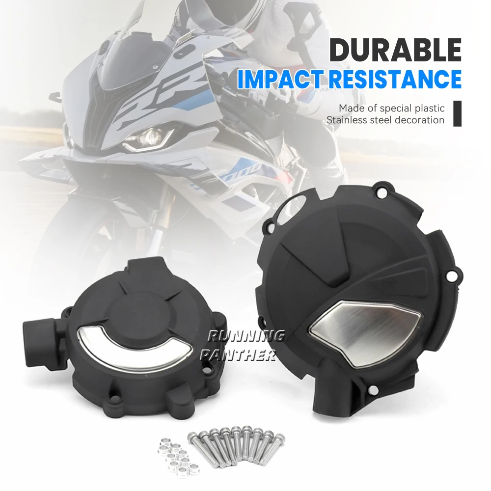 New Engine Protective Cover For BMW M1000RR M1000R Motorcycle Left Alternator Cover Right Clutch Cap S1000RR S1000R S1000XR