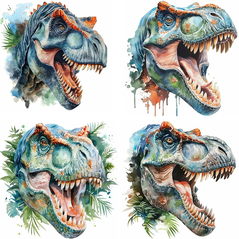

MT893# Rex Dinosaur Stickers Decoration for Living Room, Wall, Bedroom, Toilet and Home Decor Car Decals Self-Adhesive