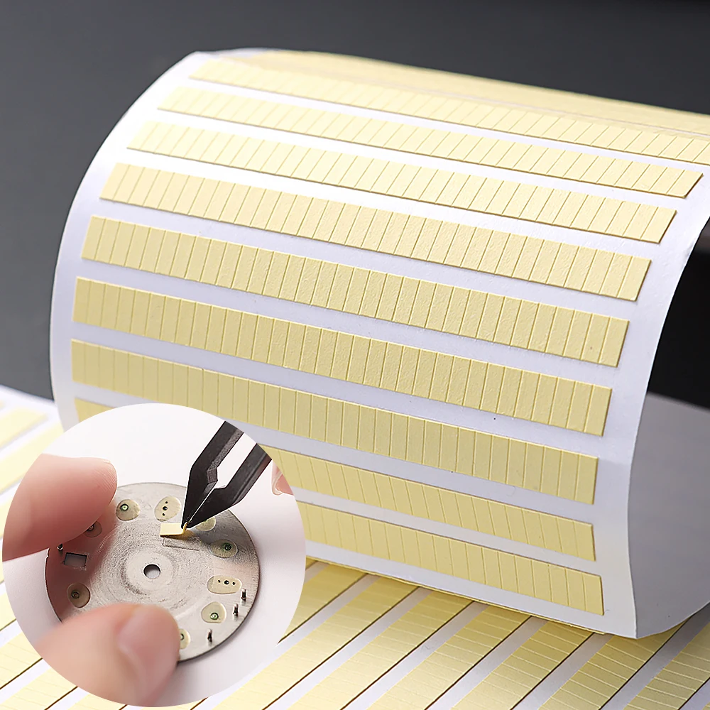 Cinta adhesiva de doble cara para fijar el reloj, accesorios de reloj, piezas de reparación para relojeros, almohadilla de movimiento, herramienta adhesiva