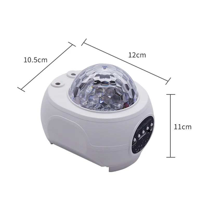 White Wave Light Wall Nebula Star Super Real Strobe Starry Night Bedroom Remot Control Led Usb Galaxy Projector