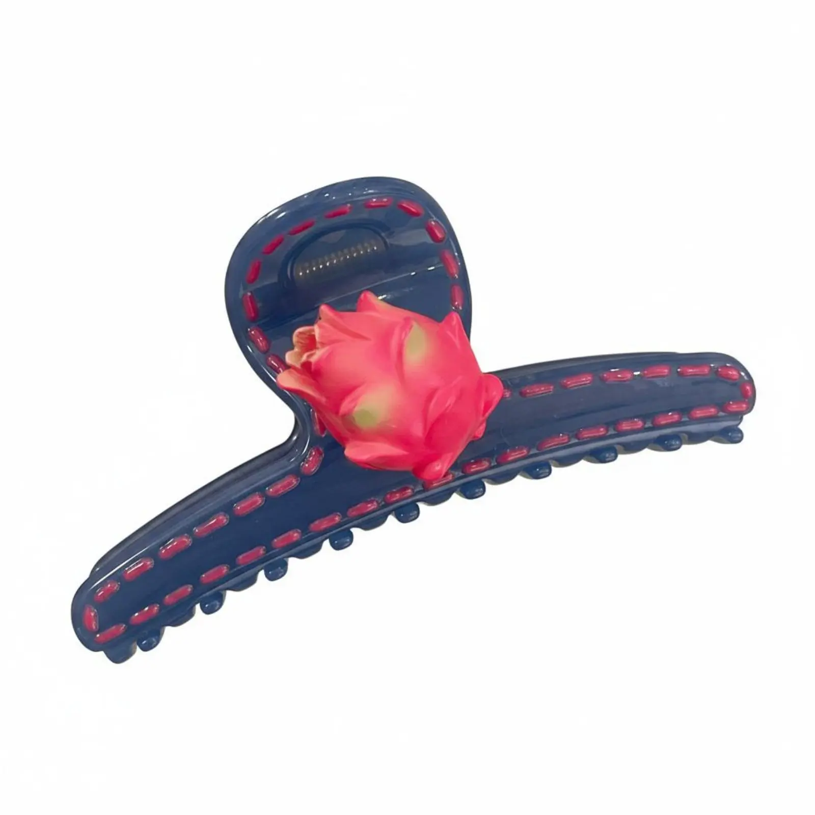 

Korean Design Jaw Hair Grip Premium Feel Large Hair Grip Korean Design Hair Gripper Non-Slip Flower Decorated Hair Grip