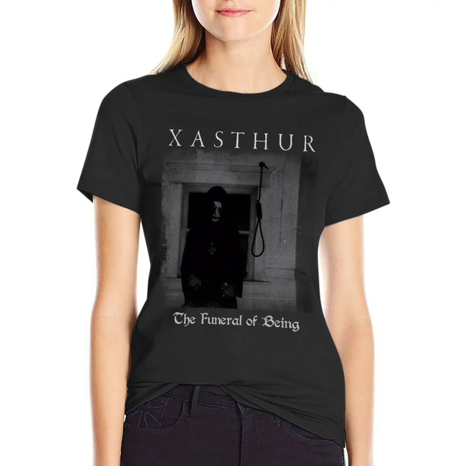 Xasthur - The Funeral of Being - Depressive Black Metal T-Shirt cute clothes tees black t shirts for Women