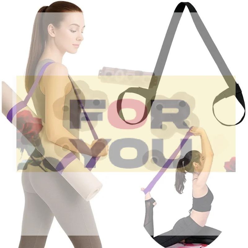 Adjustable Yoga Mat Bundle Storage Strap Shoulder Carry Straps With Thickened Carrier Fitness Strap For Yoga Mats Gym Equipment