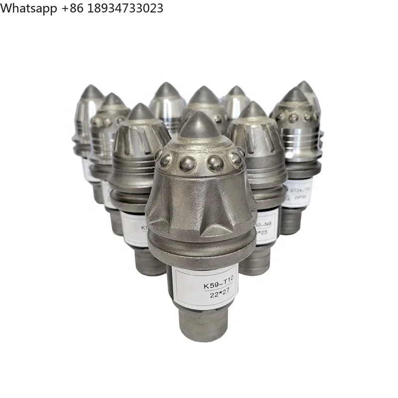 Betek Kennametal Type Bullet Teeth Round Shank Chisel with Tungsten Carbide  Equipped for Drilling Tools for Pile Construction