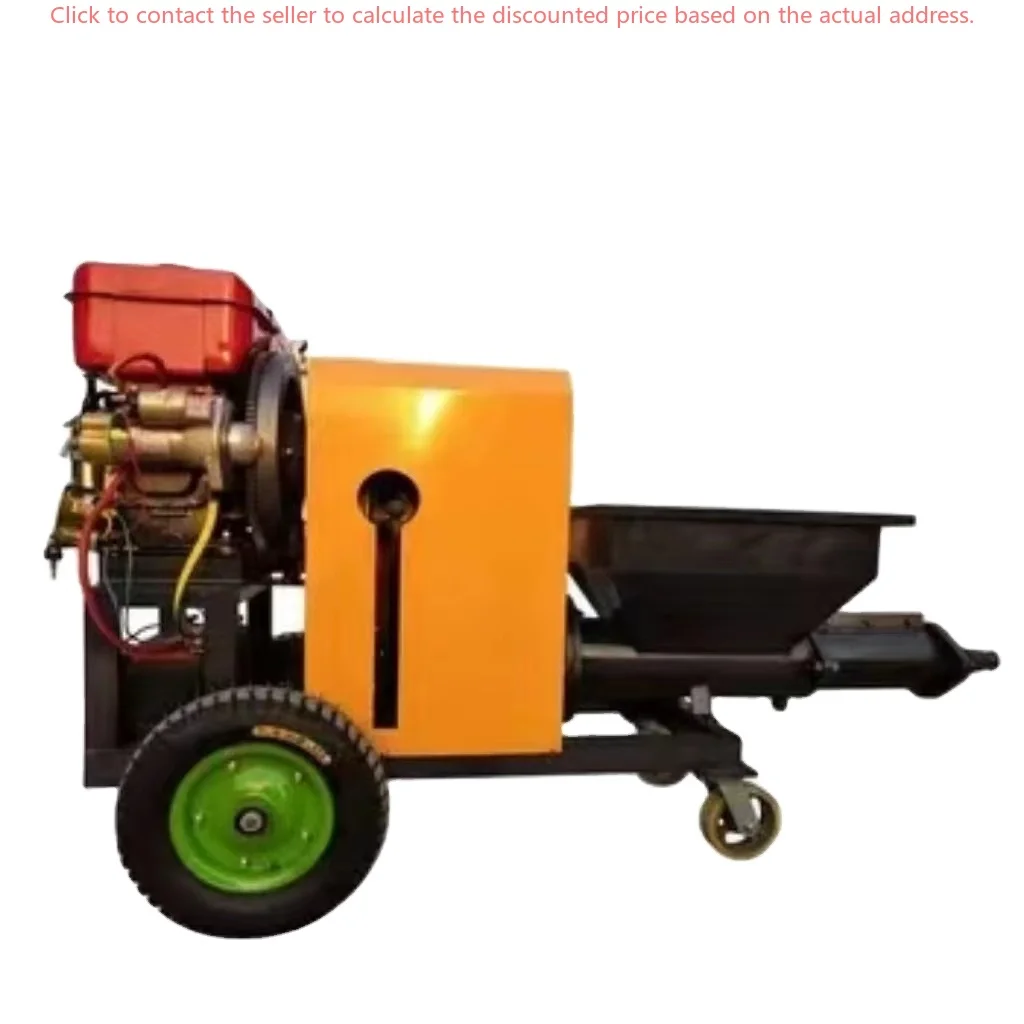 

2026 New Diesel Powered Hydraulic Mortar Cement Spraying Machine For Wall Spray In Manufacturing Plants