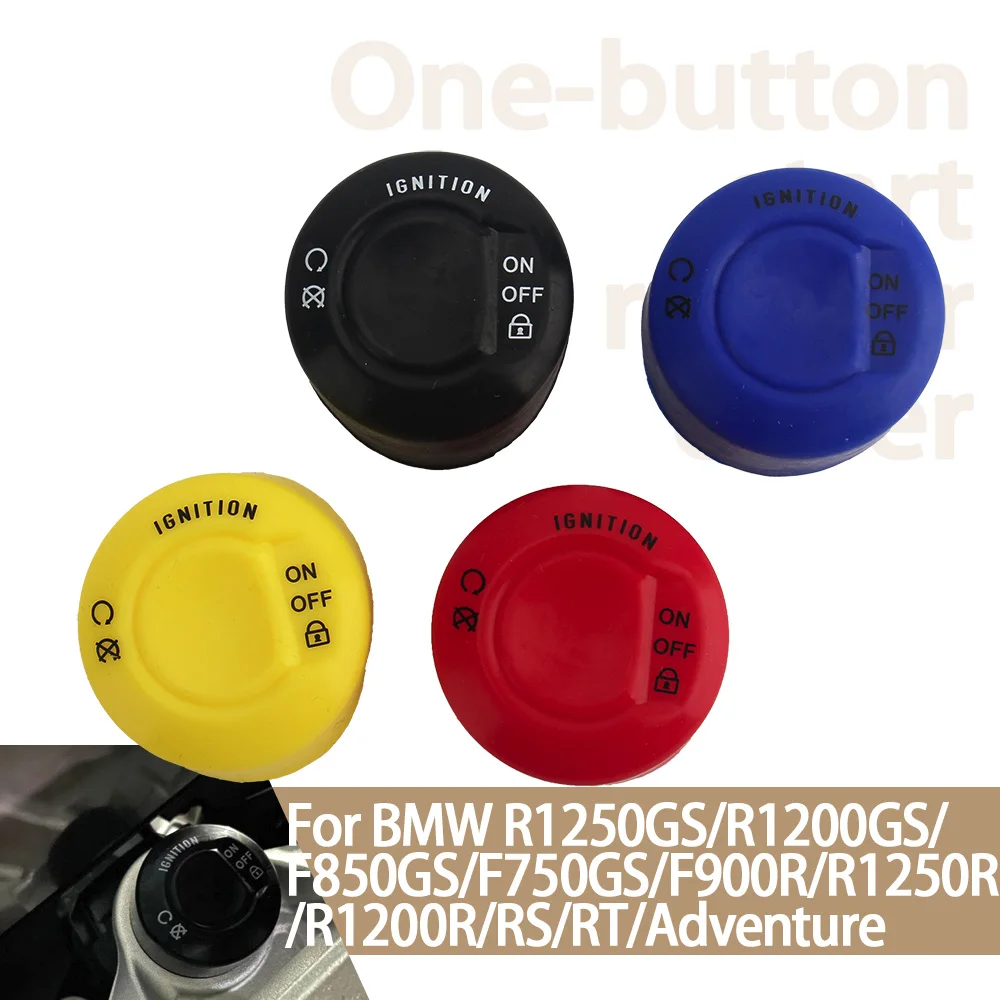 Motorcycle Engine One-key Start Stop Button Cap Protector Cover For BMW R1200GS R1250GS ADV R1250 RT R RS F750 850 F900