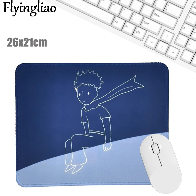 Little Prince Anime Creative Office Keyboard Pad Kawaii Laptop Mouse Mat Anti Slip Desk Mats Custom Desk Pad