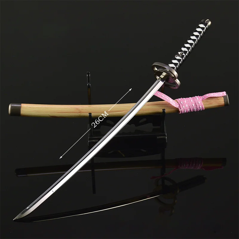 26cm Tsushima fantôme jeu périphériques mal d'espoir Katana métal artisanat couteau Collections jouet épée bureau ornement cadeaux