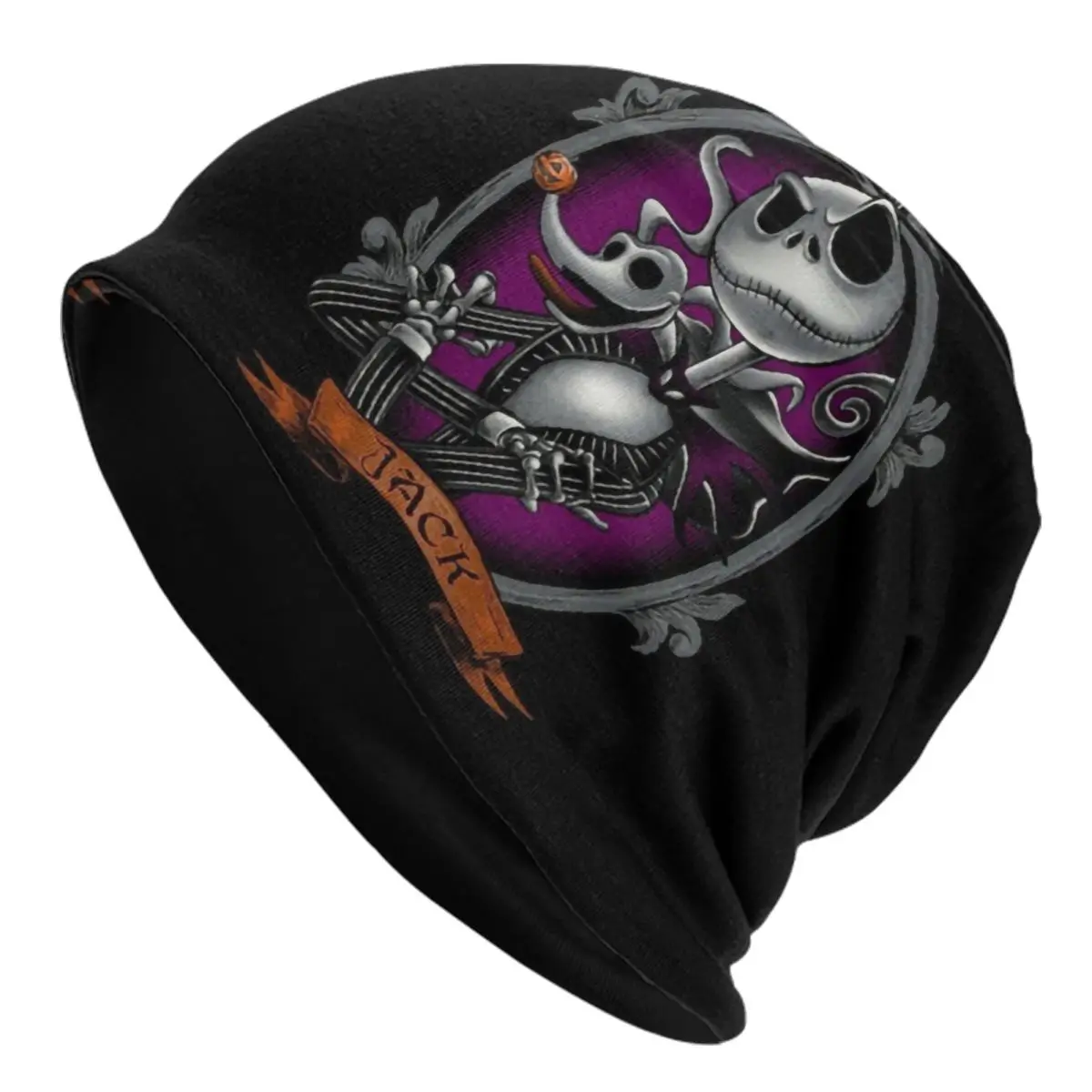 

Halloween Jack Skellington Bonnet Hats Hip Hop Knitted Hat Winter Warm The Nightmare Before Christmas Skullies Beanies Caps