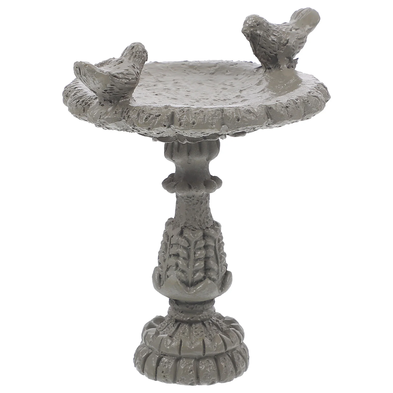 Fourniture d'accessoires de jardin, échelle 1:12, mini maison, piscine, nickel é d'oiseaux, micro décor paysager