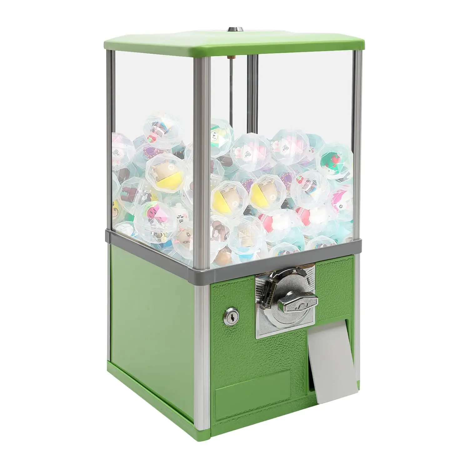 

25 Cents Coin Operated Vending Machine, Commercial Gumball Machine, Toy Capsule, Vending Machine, Dispenser Prize Machine, Candy