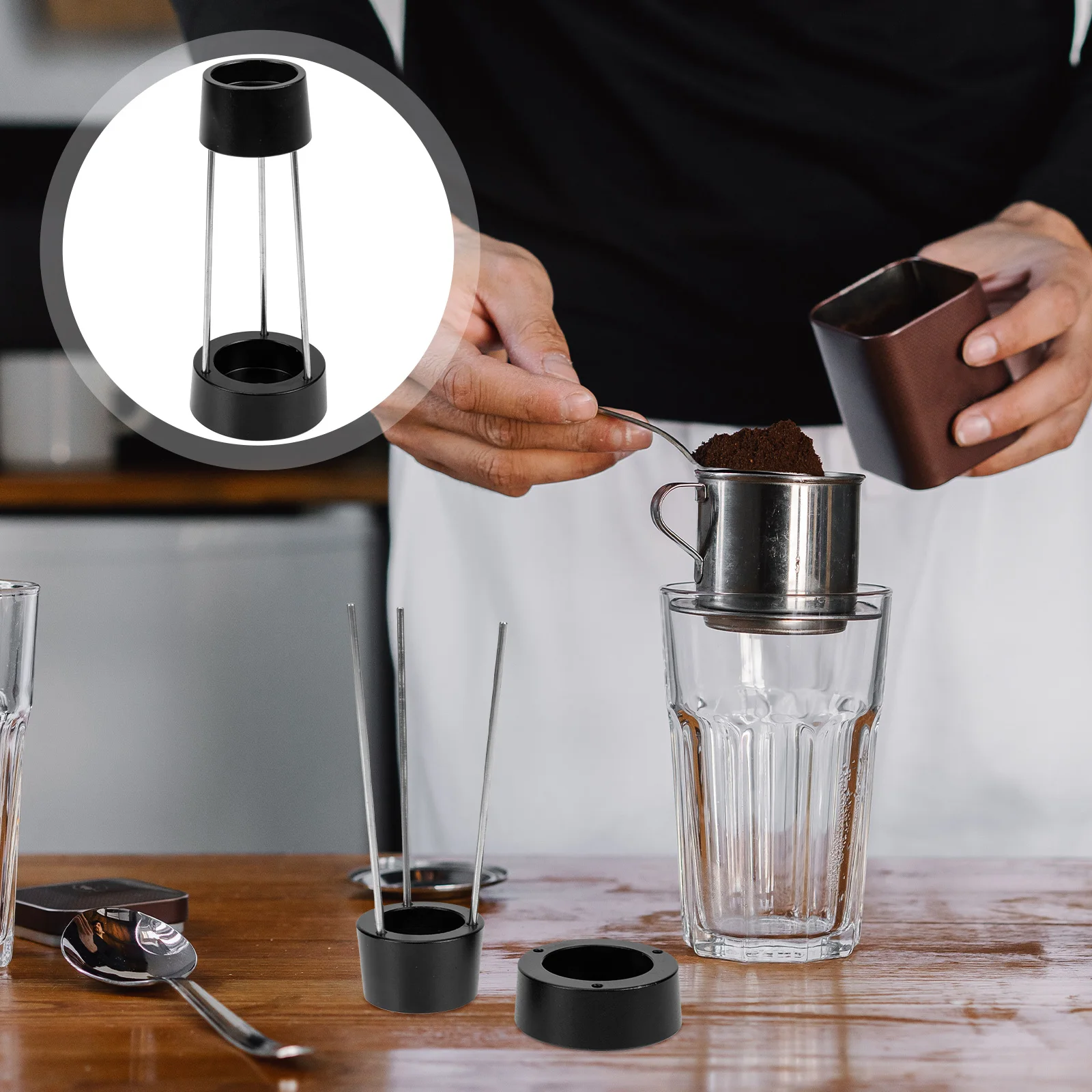 

Stirrer Needle Coffee Distributor Stainless Steel Tool For Espresso Powder Anti-Agglomeration Mellow Extraction Coffee Accessory