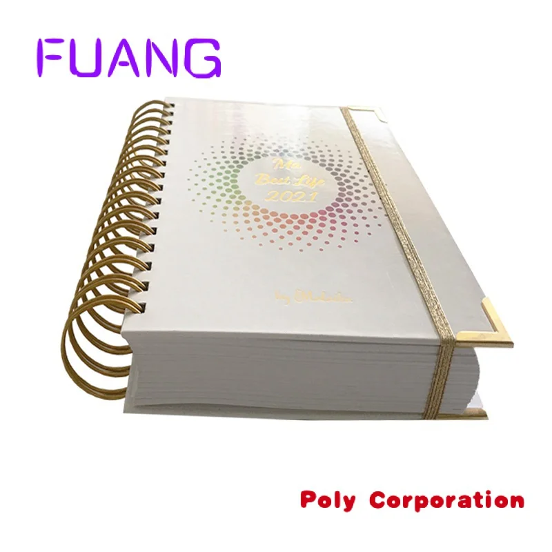 Custom  A5 2023 notebook custom printed spiral notebook printing service