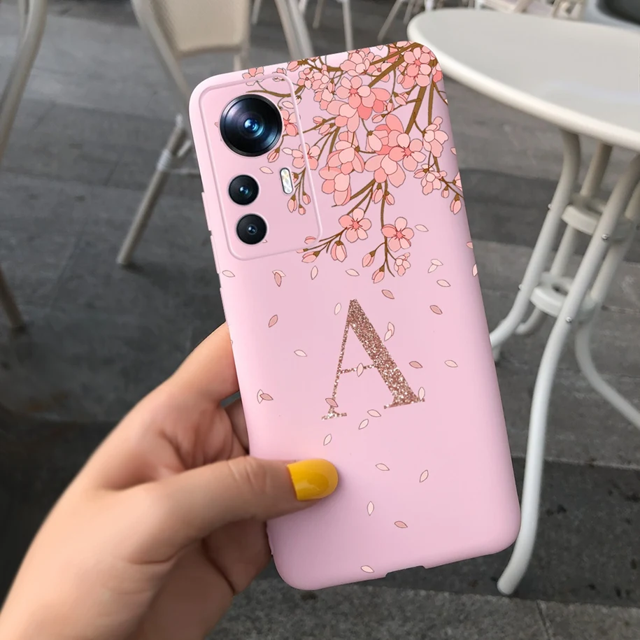 Cute Crown Letters Cover For Xiaomi 12T Pro Case 2022 Soft TPU Phone Case For Xiaomi12T Mi 12T Pro Back Cover 6.67\'\' Bags Bumper