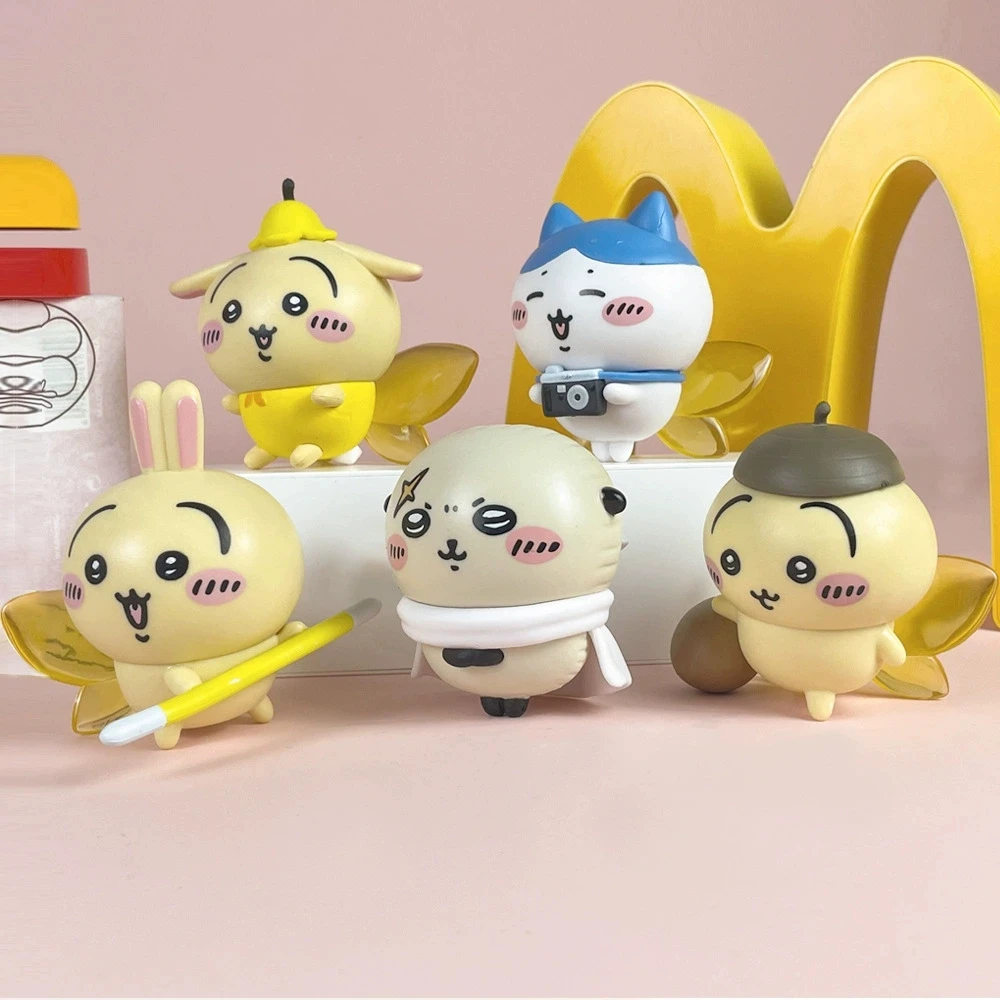 Die Jiikawa-Serie von Happy Companions – Chiikawa-Figuren, Blindbox-Spielzeug mit Anime-Motiv, Modellornamente